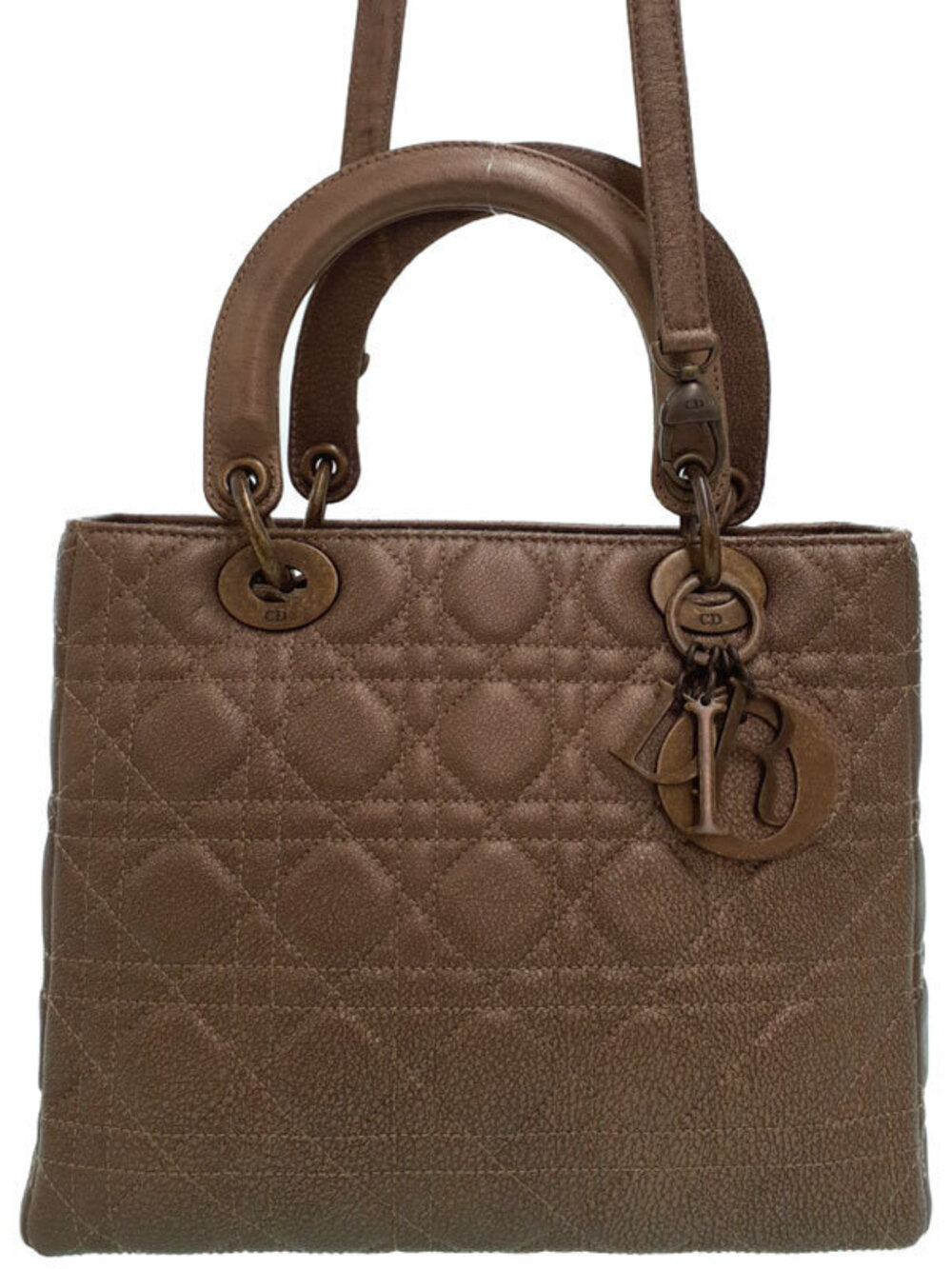 Christian Dior Cannage Quilted Lady Dior 2way bag
